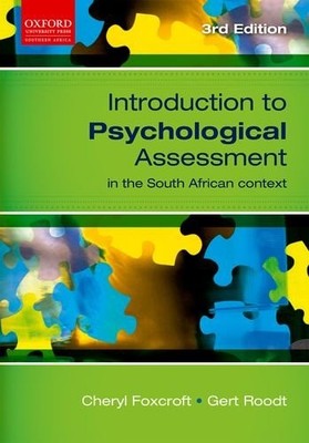 Introduction to Psychological Assessment 3e,Chery Foxcroft, Fati