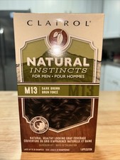 CLAIROL Natural Instincts For Men M13 Dark Brown Hair Color Dye