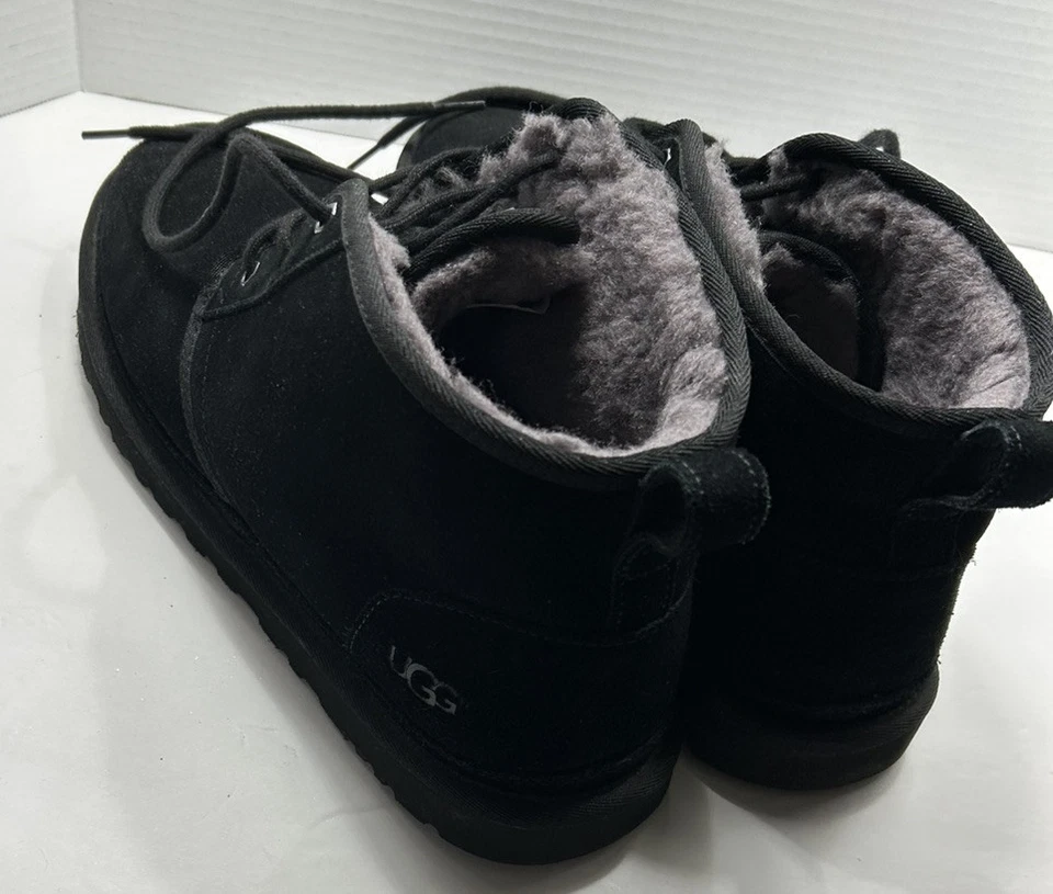 Chukka bajo de gamuza negra Ugg Neumel talla 13 para hombre Foto 3 de 4
