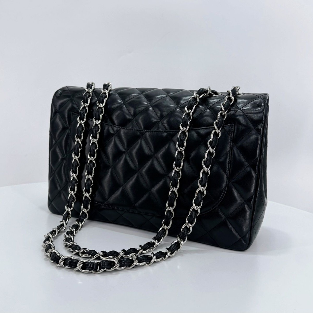 CHANEL Classic Large Ram Shoulder & Crossbody Bag - Black CHANEL Classic Large Ram Shoulder & Crossbody Bag - Black