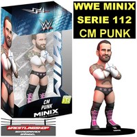 Wwe Minix Cm Punk Wrestling Figur - Wwe Serie 112 Elite Basic Raw Smackdown Neu
