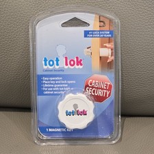 Tot Lok Key Replacement Child Safety Magnetic Cabinet Lock Baby Proof Kids Gift