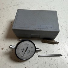 Mitutoyo Precision Dial Indicator 2804 Silver Analog 0001" Measuring Gauge