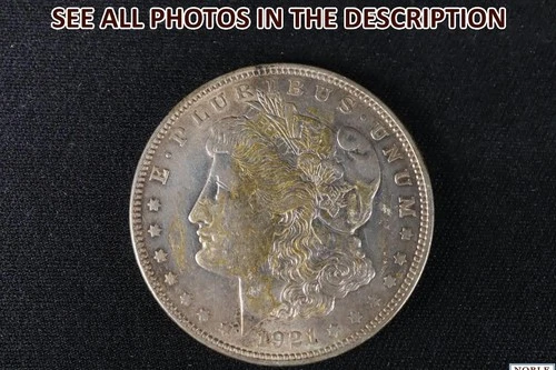 NobleSpirit Desirable 1921 Morgan SILVER Dollar AU/BU Slider