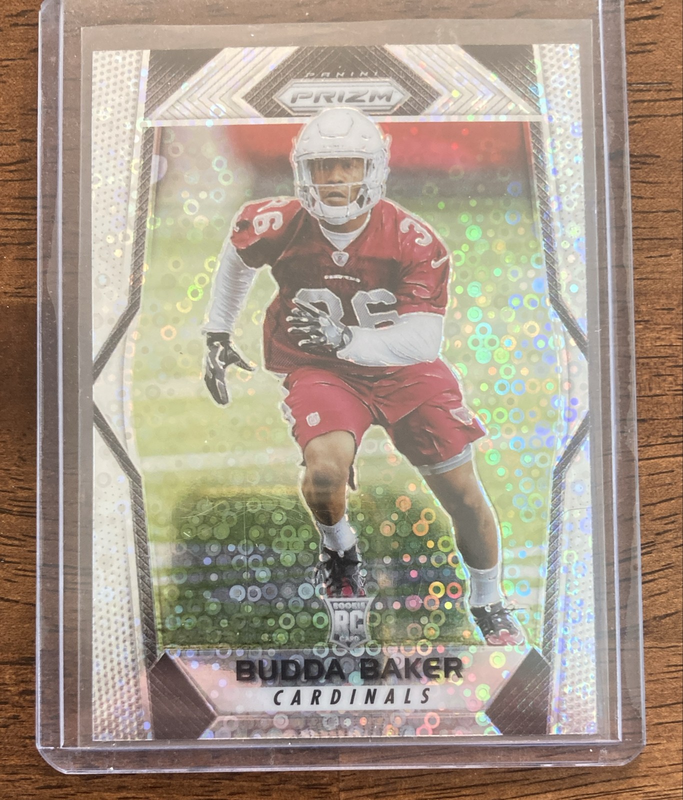 2017 Panini Prizm - Rookies Budda Baker #256 Disco Prizm (RC)