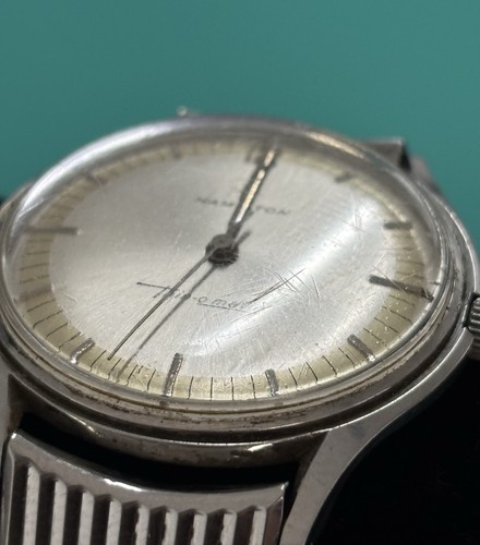 Vintage Hamilton THIN-O-MATIC Stainless Watch, Automatic, Runs - Picture 3 of 8