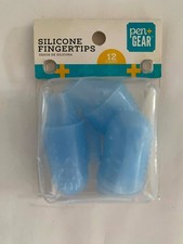 Pen Gear , 12 SILICONE FINGERTIPS Assorted Sizes Finger Tips Tough Office NEW