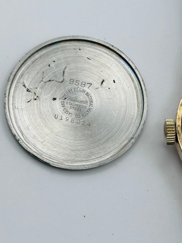 1950's Elgin GOLD Filled Direct Read "Golf Ball" Mens Jump Hour Watch CAL. 717 - Picture 18 of 21