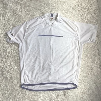 Ralph Lauren RLX Polo Sport Men s 2XL Cycling Jersey Bike Short Sleeve USA 90s