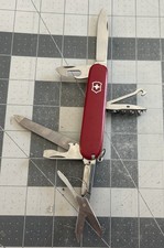 VICTORINOX Mountaineer 91mm Swiss Army Knife Multi Tool Red (B)