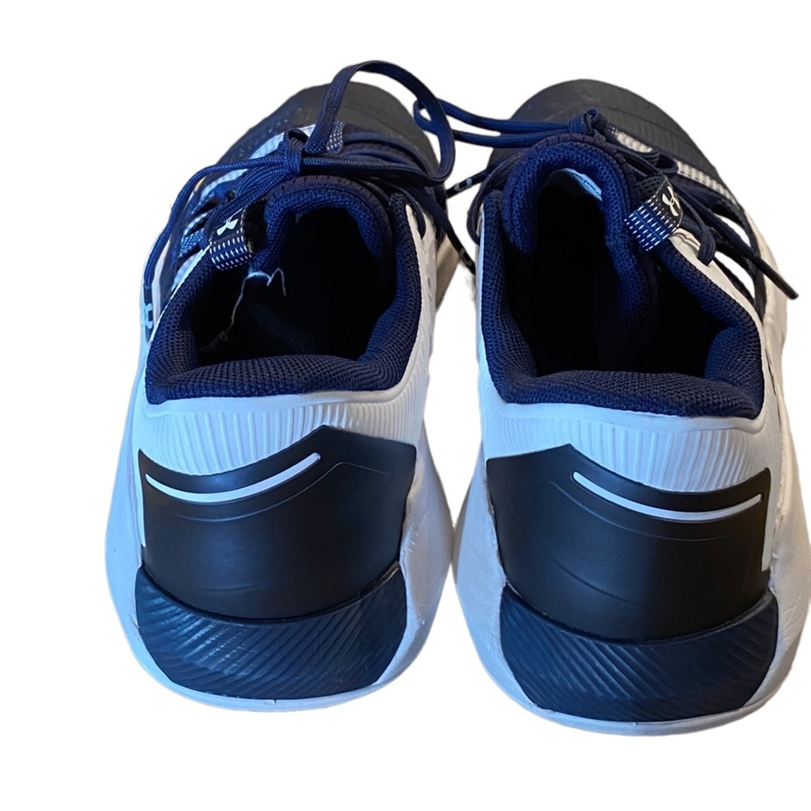 Under Armour Shoes Block City 2.0 Womens 9.5  Navy/ White Sneakers thumbnail 2