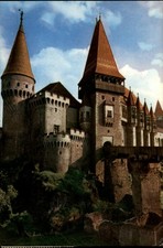 Hunedoara Castle Hunedoara Romania vintage postcard x172