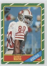 1986 Topps Jerry Rice (C* on Copyright Line) #161 Rookie RC HOF k1k