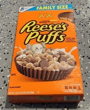 KAWS XX Reese's Puffs Family Size Cereal Collectors Box