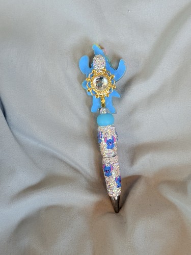 Beaded pen Custom Gifts! Basket fillers journal collect Stitch Rhinestone pen - Picture 2 of 2