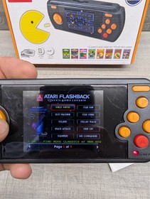 Atari Flashback Portable Deluxe Console 70 Games Built-In Tested Complete Box.