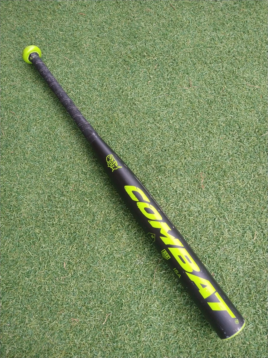 Batte De Baseball Combat Wanted SL - 31" - Canon Composite 2 5/8" - Jaune Et Blanc - Occasion