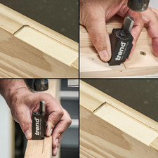 Trend Hinge Recess Squaring Corner Chisel, Quickly Square up Rounded Corners,...