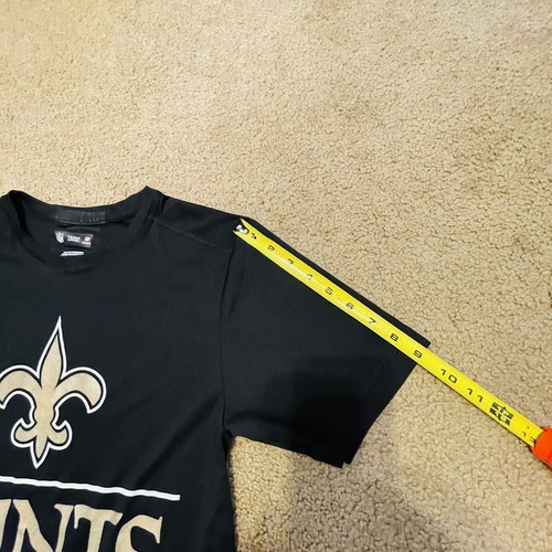New Orleans Saints NFL T-Shirt Black Size S Unisex Drew Brees #9 Team Apparel - Picture 12 of 12