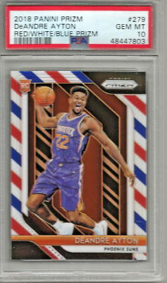DeAndre Ayton 2018/19 Panini Prizm Red-White-Blue Prizm Rookie