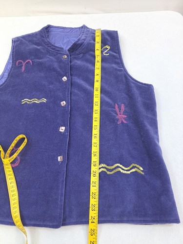 gilet donna reversibile anü By naturale 100% cotone velluto sud-ovest taglia XL - Foto 9 di 10