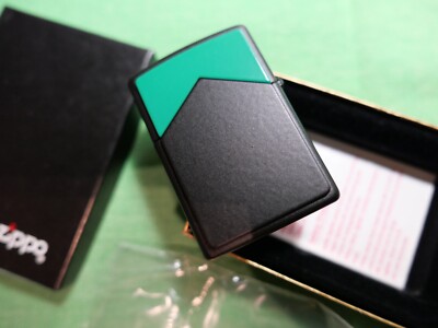 ZIPPO MARLBORO GREEN ROOF BLACK MATTE LIGHTER 1997 | eBay