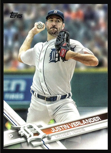 2017 Topps Justin Verlander #450 Detroit Tigers