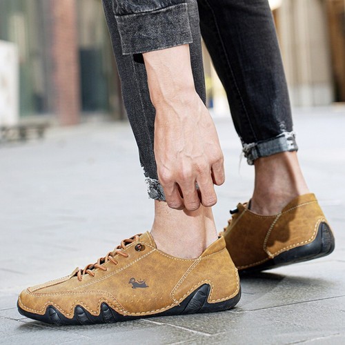 Men Comfortable Breathable Casual Shoes Loafers Moccasins Walking Shoes Sneakers - Picture 12 of 19