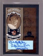 BROOKS ROBINSON 2005 Donruss Diamond Kings HOF Heroes Black Autograph Auto #1/1