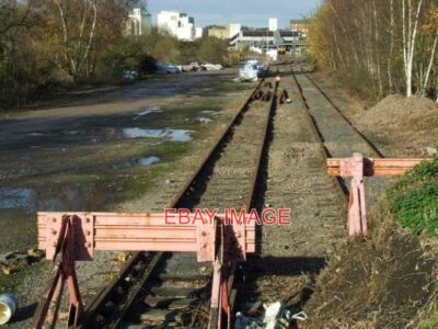 PHOTO  BISHOP'S STORTFORD GOODS YARD THE SOUTH BUFFERS. SEE THE NORTH END OF THE