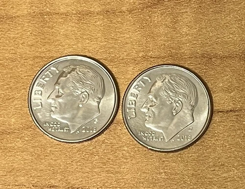 2018 P & D Roosevelt Dimes  UNC.