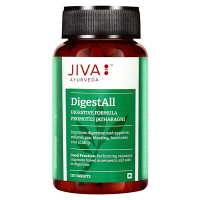 Jiva DigestAll Tablets   For Digestion, Acidity, Bloating & Gas Relief