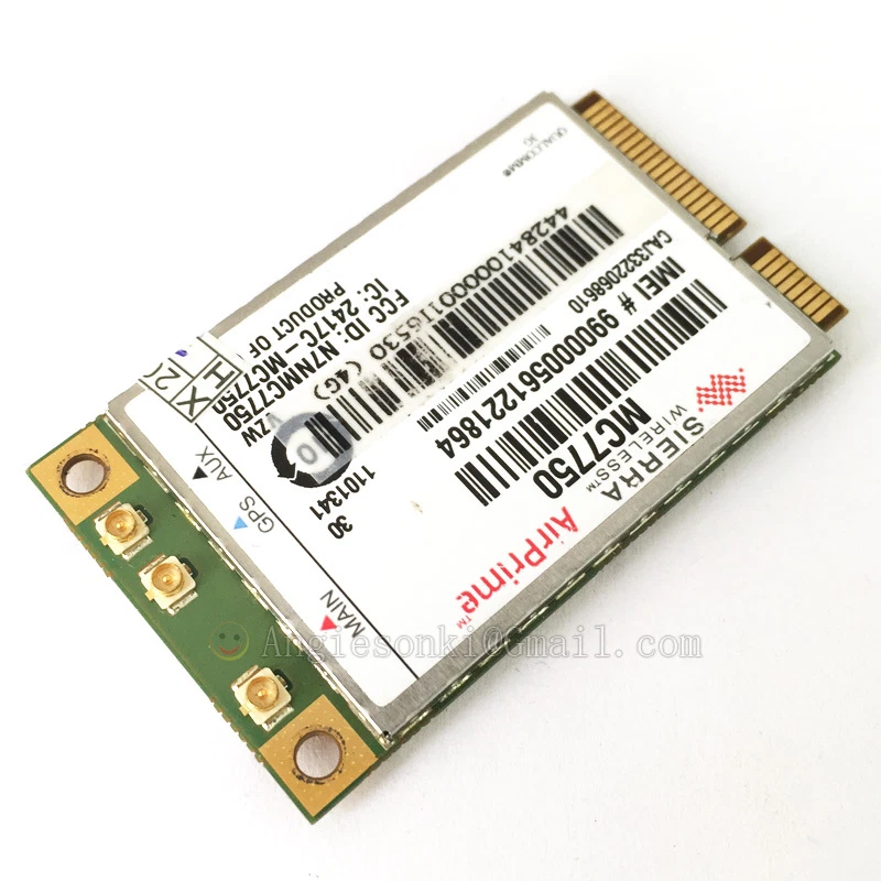 Sierra AirPrime MC7750 HSPA+LTE EV-DO 4G Module PCIE Wireless WWAN Card Verizon - Image 4 of 4