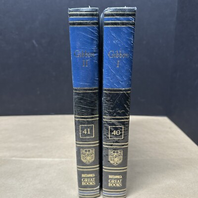Encyclopedia Britannica Great Books Volume 40 & 41 Hardcover Sealed Gibbon