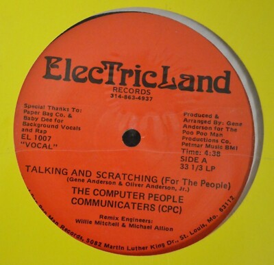 12  The Computer People Communicators Electric Land 1007 Talking and Scratching