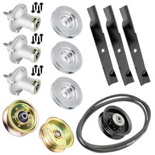 52" Spindle Pulley Blade Belt Rebuild Kit for Husqvarna TS352 GT52XLS GT52XLSI