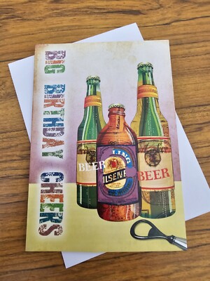 Großer Geburtstagsgruß - Geburtstagsgrußkarte - leer 