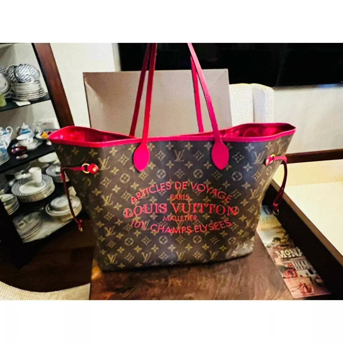 Louis Vuitton Special Edition Neverfull Shoulder Bag