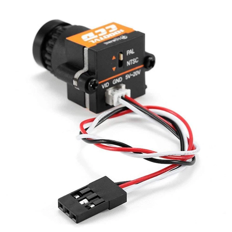 EACHINE 1000TVL 1/3 CCD 110 Grad 2,8 mm 5 V 20 V FPV Kamera Cam NTSC PAL orangeRX UK - Bild 3 von 4