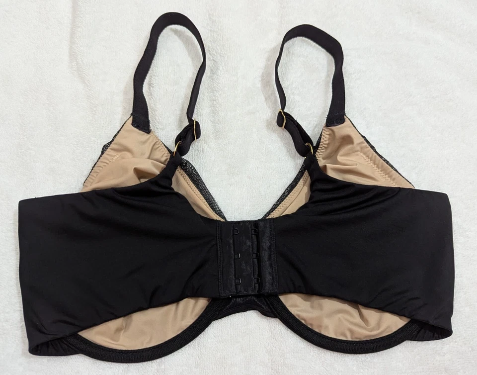 Sujetador Natori talla 34DD Esteem figura completa café negro con aros 744214 1498 Foto 2 de 3