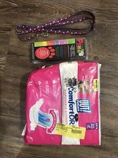 Misc. Dog Lot Diapers, Rain Booties  Leash For Small Dog - See Description