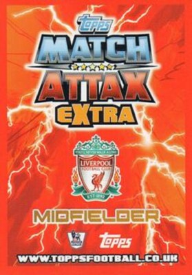 MATCH ATTAX 2012/2013 EXTRA CAPTAINS CARD C1 TO C20 BY TOPPS