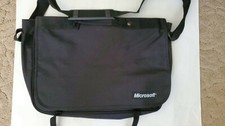 Vintage Microsoft Black Nylon Messenger Shoul...