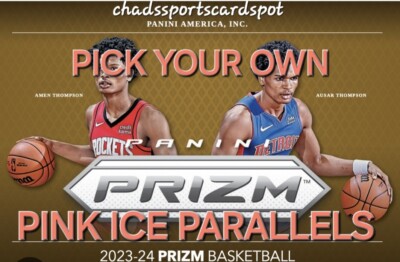    2023-24 PANINI PRIZM BASKETBALL PINK ICE  1-300 VETS & RCs PICK YOUR CARD