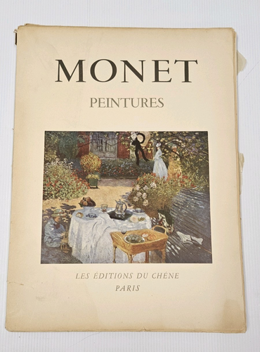 LOT 6 Full Color Prints Abrams Art Book 1950s VanGogh Monet Manet Rembrandt Goya - Picture 13 of 19