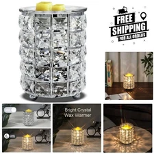 Crystal-Designed Electric Wax Warmer | Safe & Stylish Home Fragrance Solution