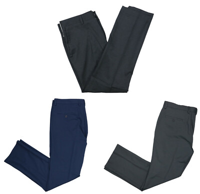 Kenneth Cole Reaction Stretch Slim Gabardine Suit Separates Flat Front  Pants NWT | eBay