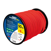Lampa Elastikseil FüR Planen 50M Ø 8Mm Rot Nylon 60248 1 StüCk