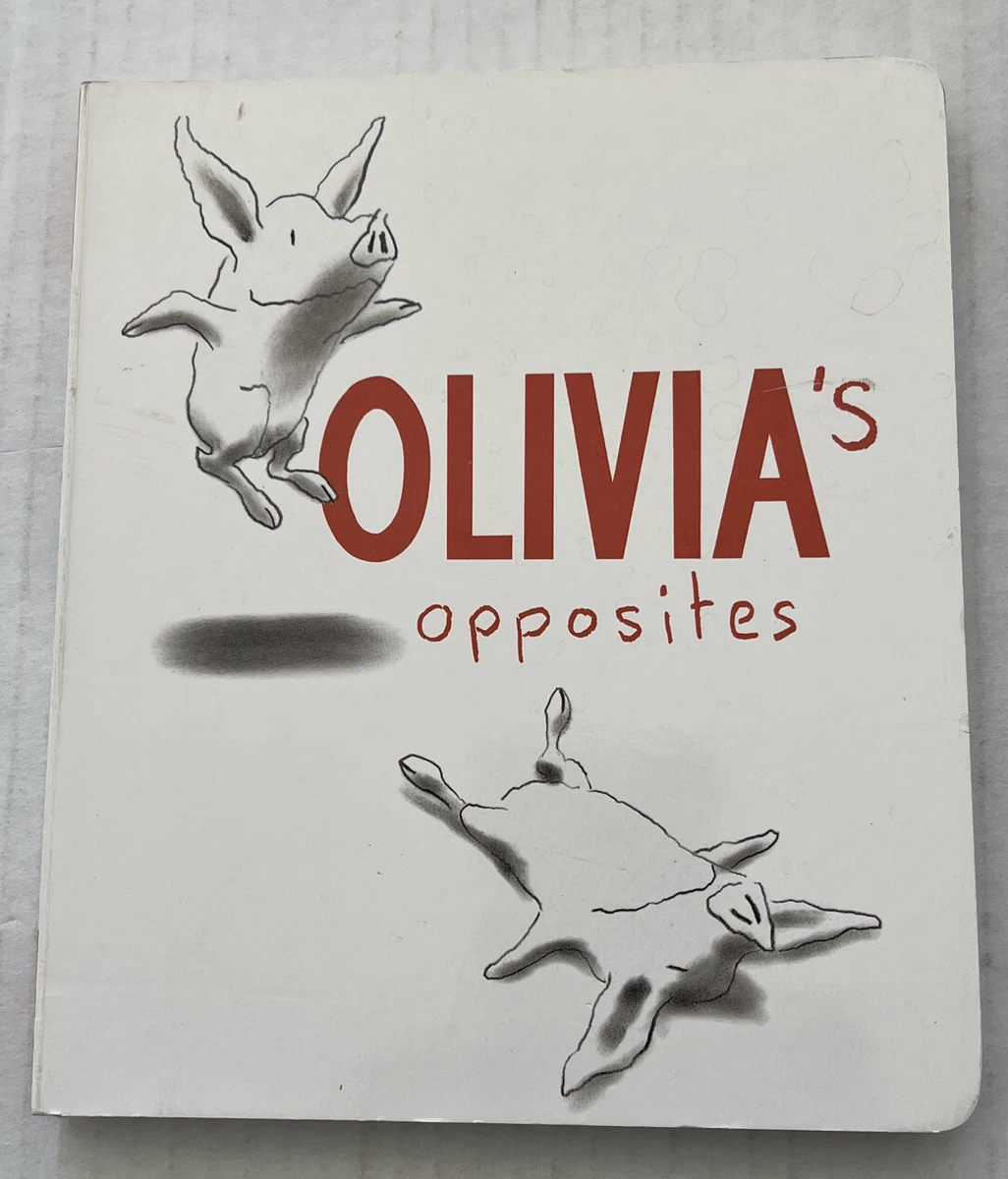Olivia Counts & Olivia s Opposites 2 Book Set Board Books Like New