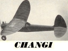 Model Airplane Plans FF : CHANGI 38" Wingspan Sportster for .75-1cc Engine